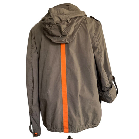 Circus by Sam Edelman Olive Green Jacket XL Cotton Orange Accents - Picture 2 of 12